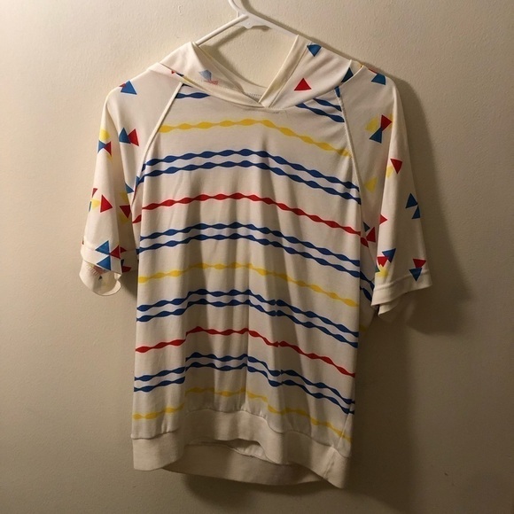 Vintage Aileen Sport Hooded Tee Shirt - Picture 1 of 3